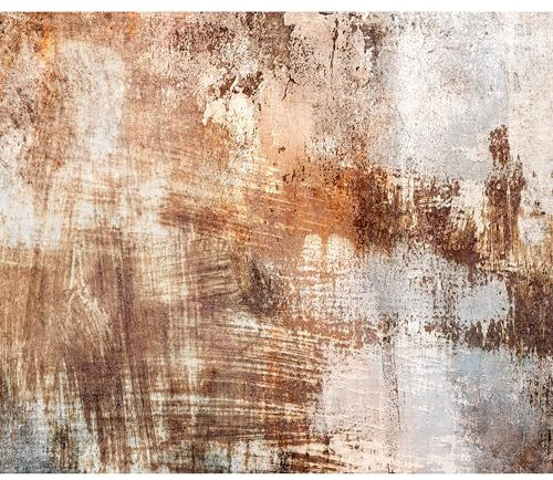 murando - Vlies Fototapete Betonoptik 400x280 cmVlies Tapeten Wandtapete XXL Moderne Wanddeko Mustertapete Design Wand Dekoration Vliestapete Wohnzimmer Schlafzimmer Büro Flur Beton Effekt braun grau