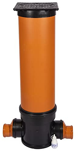 KG Schacht Revisionsschacht Abwasserschacht Kontrollschacht DN315 / DN110 - Komplett SET - Schachtboden + Rohr + Deckel + Gleitmittel