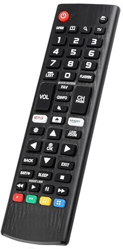 Mando a Distancia Universal para LG Smart TV AKB75095308 AKB74915324, Compatible con Todas LG TV Control Remoto Reemplazo Repuesto