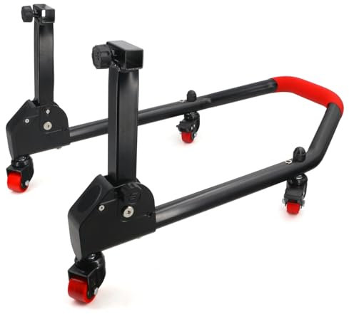 Area1 Cavalletto girevole a 360 gradi per moto, supporto per montaggio (ruota anteriore (anteriore)