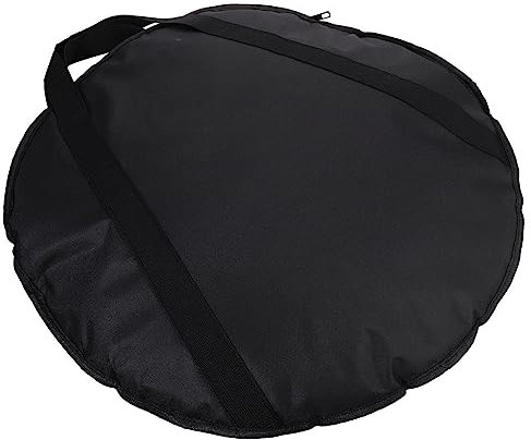 Toddmomy Runde Beckentasche Aus Strapazierfähigem Oxford Große Aufbewahrungstasche Mit Innentasche Für Zubehör Für Musiker Und Instrumententransport