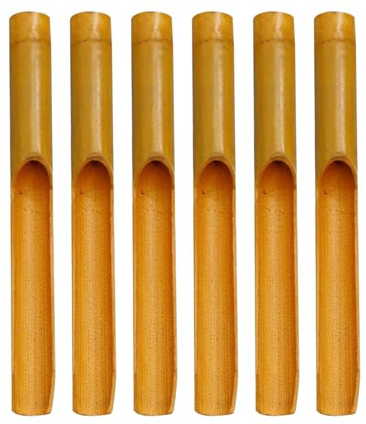 Vien Chime - Campane a tubo decorative per terrazza balcone giardino | 6 Set Decorazione della finestra del gioco del naturale fatto a mano, la finestra del gioco del suono per l'arr