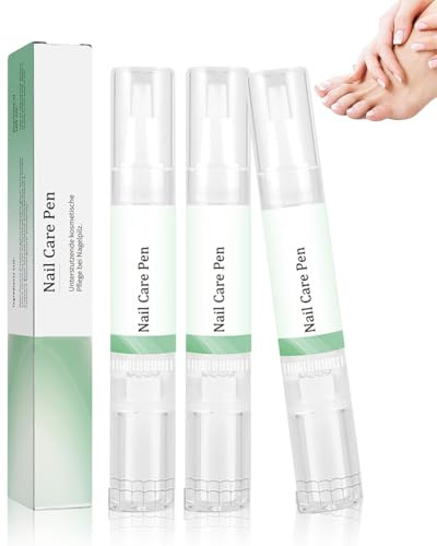 ZKUNL 3 pezzi Health Routine Nail Care Pen,Cosmetica in Caso di Infezione Fungina delle Unghie in Modo Rapido ed Efficace,Per Unghie delle Mani e dei Piedi Curate,Con Olio di Tea Tree