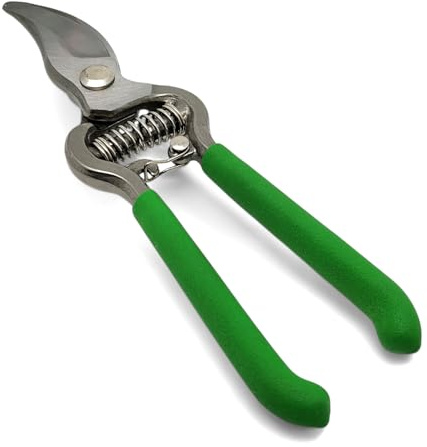 FAST WORLD SHOPPING - Cesoia da Giardinaggio – Forbici Potatura 8 Pollici in Acciaio, Troncatrice per Rami, Fiori, Piante, Potatura Facile e Precisa, Uso Professionale e Fai da Te