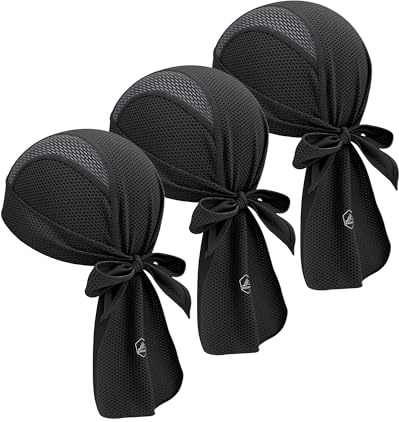 GXCROR Gorro Bajo Casco de Ciclismo, Bandana Deportiva Transpirable Hombre Mujer, para Moto y Running