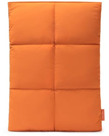 Comfyable Fodral för 13–14-tums bärbar dator, kompatibelt med MacBook Air 13, M4, 2025, M3, M2, M1 och MacBook Pro 14 M5 Pro/Max, magnetisk stängning, nylon, orange