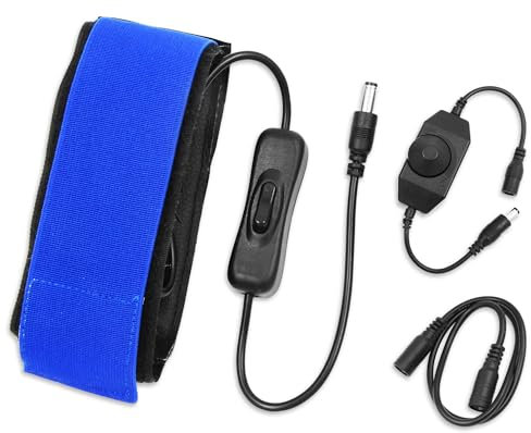 Astromania 30 cm DC Linsenheizungswärmer Tauheizleiste – Stufenloser Temperaturregler für Teleskop-Objektiv mit weniger als 95 mm Durchmesser und Universalkamera