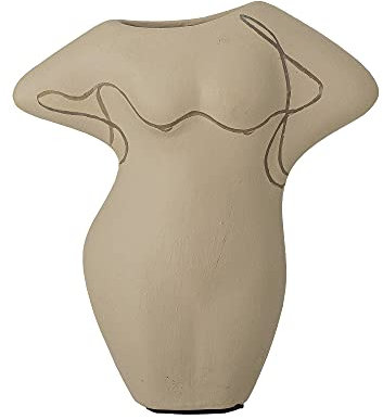 Bloomingville Deko Vase Lulu, braun, Terrakotta