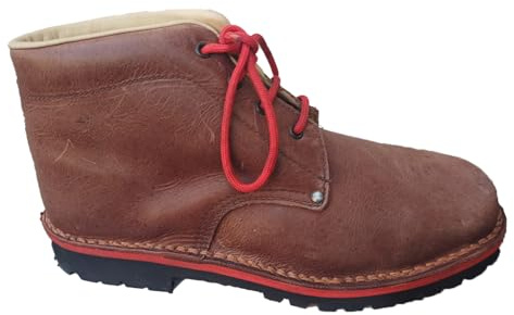 fratelliditalia.org Scarpe Scarponi Anfibi Cuoio Vacchetta Suola in Gomma Montagna Escursioni