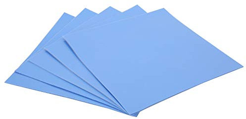 5PCS Thermal Conductivity Pad Heat Transfer Insulation Pad 100x100x0.5mm CPU GPU Heat Conduction Sheet Silicone Thermal Sheet for High Speed Hard Drive LED Industry