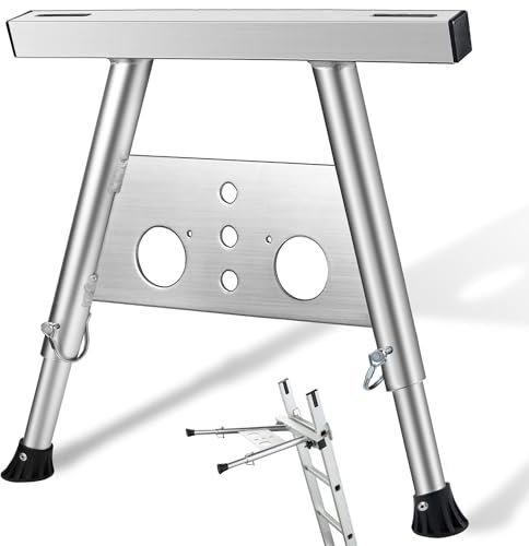 HEYOUTH Estabilizador de Escalera,Soporte Espaciador de Escaleras,Longitud Ajustable El Estabilizador de Escalera de 22-29.5 Soporta una Clasificación de Peso de 385 Libras