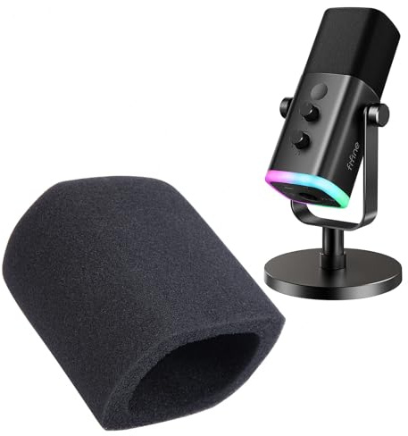 SUNMON AM8 Filtro Antipop para Micrófono: Compatible con Micrófonos Dinámicos XLR, con Reducción de Ruido y Mejora de la Calidad del Sonido para Micrófonos AM8