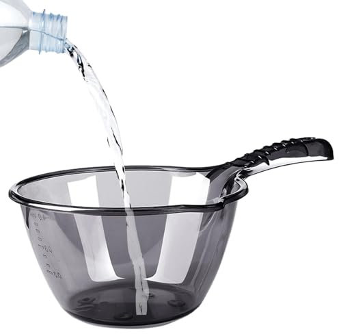 Zuasdvnk Gobelet de salle de bain, cuillère de bain | Gobelet de salle de bain, louche de cuisine – Cuillère de bain multifonction portable pour cuisine et jardin