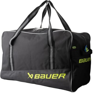 Bauer Hockey Core Carry Bag '24 (Black/Neon, Junior/Medium (32x18x16))