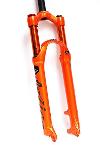 Fjädring cykling fjädergaffel 26/27,5 tums mountainbike dubbel luftkammare framgaffel cykel axelkontroll