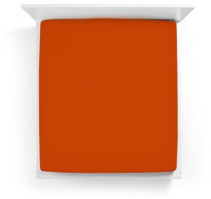 BELLA DONNA Spannbettlaken Jersey 180 – 200 x 200 – 220 cm (Cayenne 0715)