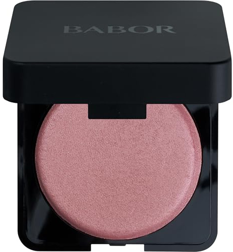 BABOR Silky Satin Blush rose, kompaktes Rouge Puder mit Satin Schimmer, für einen natürlichen Look mit Glow, seidig weiche & zarte Textur, 6 g
