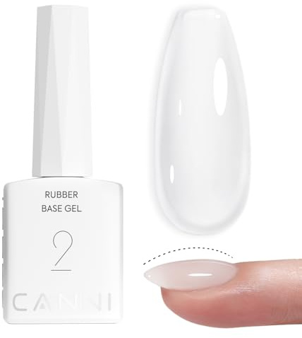 CANNI Base Rubber para Esmalte de Uñas en Gel Semipermanente