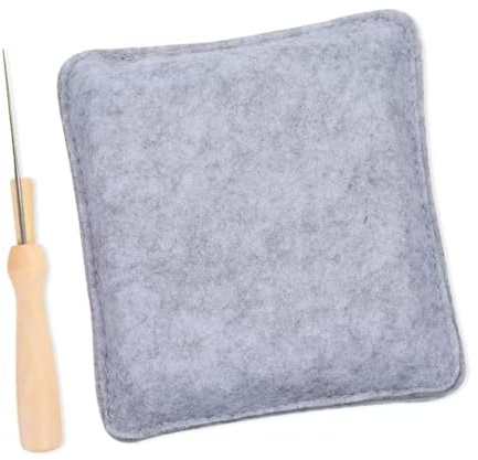 HMCEY 4 Pcs Almohadilla Agujas Needle Felting,Cojines de Fieltro para Sillas,Base de Fieltro para Planchar,Almohadilla de Fieltros Punzonado,Herramientas de Fieltros,Alfombrillas Manualidades de Lana