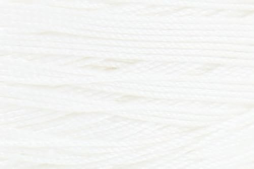 DMC Cordonnet No.80 Crochet Thread Yarn - 20g - Pack of 3 - Ivory (Blanc), 100% Double Mercerised Cotton, 6-Ply High-Gloss Strong Knitting Thread for Lacework, Doilies & Crafts