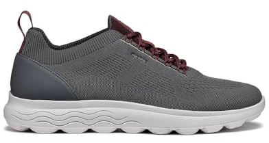 Geox Man U SPHERICA Running Graphite/Wine 42_EU