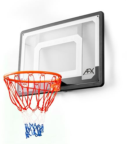 AFX Basketball Hoop and Backboard Set 15 Inch Rim Indoor Outdoor Adults