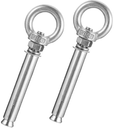 OSALADI 2piezas Tornillos De Expansión De Acero Inoxidable Anclajes Para Hormigón Fijaciones De Acero Inoxidable Para Muros De Hormigón Tornillos De Expansión Para Mampostería