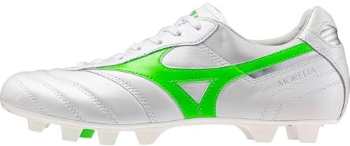 Mizuno Morelia II Japan FG P1GA250137, Unisex Football Boots, White, 43 EU