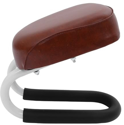 KOMBIUDA Taburete de Oración Ergonómico Acolchado para Meditación y Yoga Banco Antideslizante Tamaño 2 Funda Marrón Asiento Portátil para Casa Viajes y Prácticas Zen