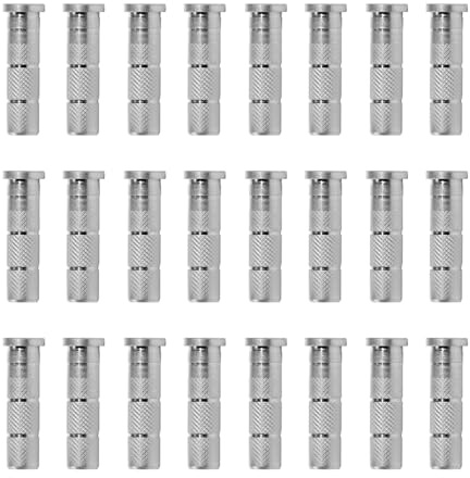 Majhoxka 24 Pcs Archery Arrow Aluminum Inserts 6.2mm/0.2in | Arrow Heads Point Insert Replacements, Archery Accessories, For Target Practice