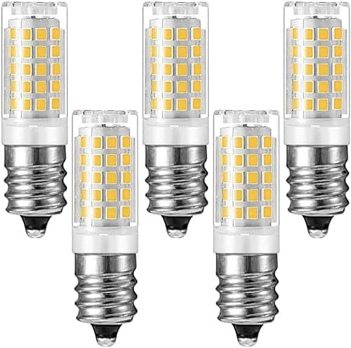 WEYIMVTO Lampadina a LED, Lampadina LED E17 7W, 220V-240V, equivalente a lampadina alogena da 70W, 700LM, lampadine con attacco Bi Pin for lampadario(Cool White)