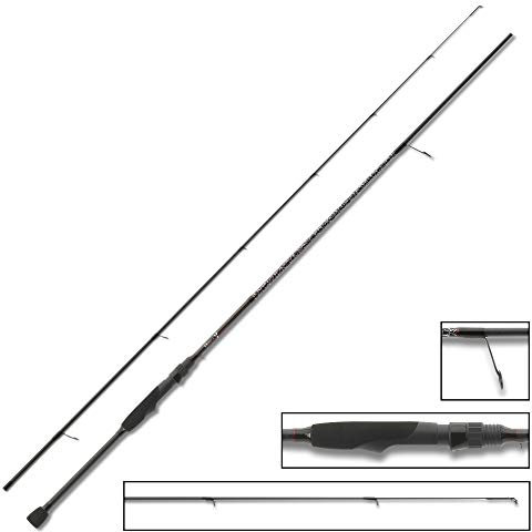 Saeger Unisex – Erwachsene 10C4039507209193C10 Iron Claw High-V S-662L 1,98m 4-18g-Spinnrute zum Spinnfischen auf Barsche, Angelrute zum Spinnangeln, Barschrute, Jigrute, Bunt, Normal