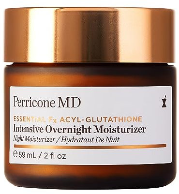 Perricone MD Essential Fx Acyl-Glutathione Intensive Overnight Moisturizer 59ml – Rich Night Cream for Firming, Hydrating & Reducing Wrinkles, Improves Skin Elasticity & Radiance, Vegan & Cruelty-Free