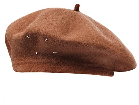 CLAPE Cappello Francese Basco in Misto Lana Solid Color Beret Vintage Cabbie cap