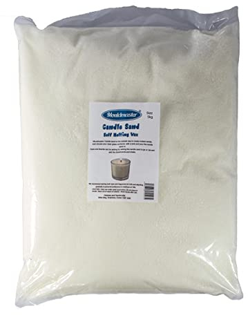 Mouldmaster Candle Sand Granules Self Melting Wax 5Kg, White