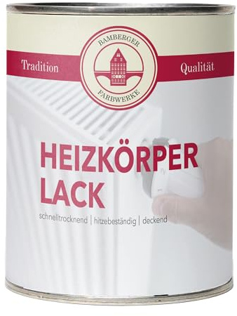 Bamberger Farbwerke Heizkörperlack matt Heizungsfarbe Hitzebeständig Heizungslack Metalllack (Altrosa matt, 750ml)