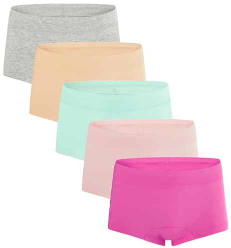 INNERSY Trosor flickor bomull mjuka Culotte trosor 8–16 år 5-pack