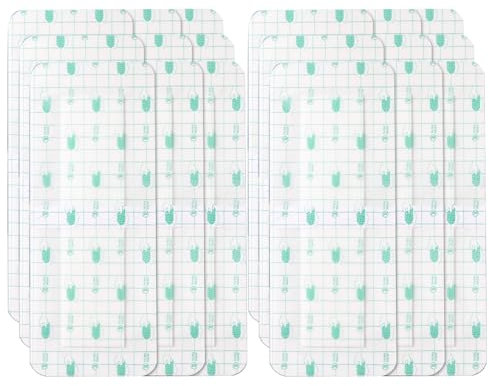 LIANRISES 18 Pezzi 10x25cm Cerotti Medicazione Grandi Adesiva Sterile, Cerotti Post Operatori, Nuoto, Doccia, Tatuaggi, Per Tagli, Abrasioni, Cesareo