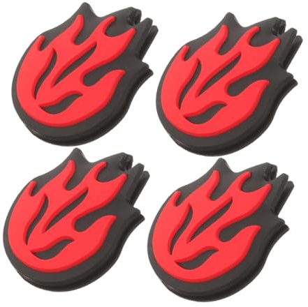 Cabilock 4 pièces Amortisseurs de Vibrations Silicone Souple pour Raquette de Tennis Lot de Absorption Choc Externe Installation Facile Maintien Performance et Contrôle