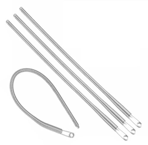 DORKIN Nadeleinfädler, 3 silberne, elastische Metallschlaufen, geeignet zum Durchziehen von Kordeln durch Sporthosen, Shorts und Jacken.