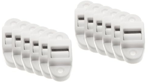 OSALADI 12pcs Roller Shutter Belt Guide -Mounted Cleaning Brush for Dust Removal and Maintenance of Curtains and Gates