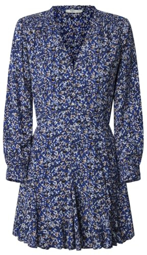 Pepe Jeans Robe Anna pour Femme, Bleu (Klein Blue), L, Bleu (Klein Blue), L