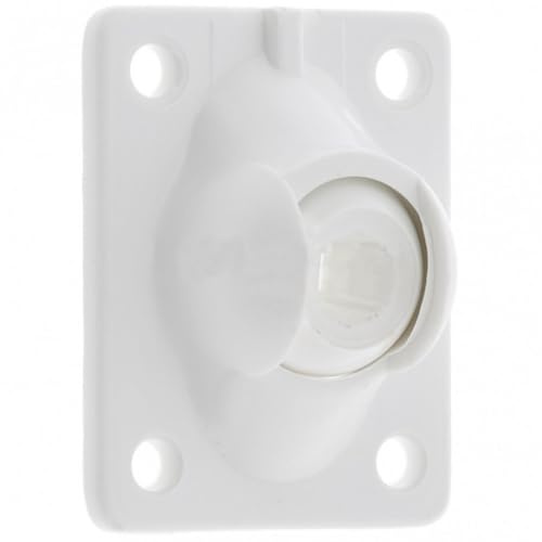 cyclingcolors Platina rullgardinsledare 51 x 41 mm rotation 45° vit polyamid fönster vev stöd, sexkantig 7 mm