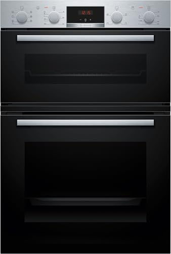 Bosch Series 4 MBA533BS3B Built-in Double Oven, Stainless Steel