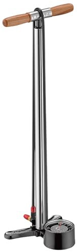 LEZYNE Unisex-Adult Standluftpumpe Alloy Floor Drive Tall, Silber-glänzend 220psi, 66, 5cm, 1-fp-afldr-v5t06, Silver/Hi Gloss, 66,5cm