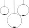 Boltze Home 3er Set Teelichthalter schwarz - Kerzenhalter 15-25 cm rund zum Aufhängen an Decke & Fenster - dreiteilige Deko aus Eisen - für handelsübliche Teelichter