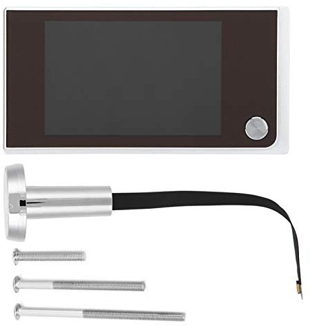 Visualizzatore Digitale per Porte, Spioncino LCD da 3,5 Pollici Ultrasottile con Telecamera Cat Eye Elettronica da 120 Gradi per la Sicurezza Domestica Facile da Installare