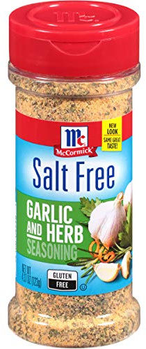 McCormick Salt Free Garlic and Herb Seasoning, 4.37 oz