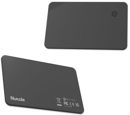Nutale Wallet Card Tracker Geldbörsen Finder(iOS NUR) - Schlüsselfinder Kleiner Dünner Geldbeutel Funktioniert mit Apple Wo ist? - Wasserdicht mit bis zu 3-Jahres-Akkulaufzeit