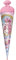 ROTH Schultüte groß Einhorn Beauty 70cm - Glitter, rund Rot(h)-Spitze, Filzverschluss - Zuckertüte Einhorn Beauty Schulanfang
